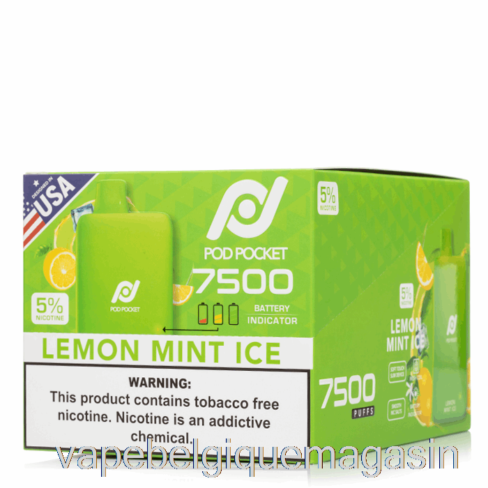 Vape Shop Bruxelles [10-pack] Pod Pocket 7500 Jetable